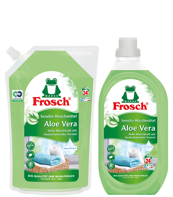 Frosch Sensitiv Waschmittel Aloe Vera Frosch De