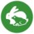 Pictogram rabbit and frog