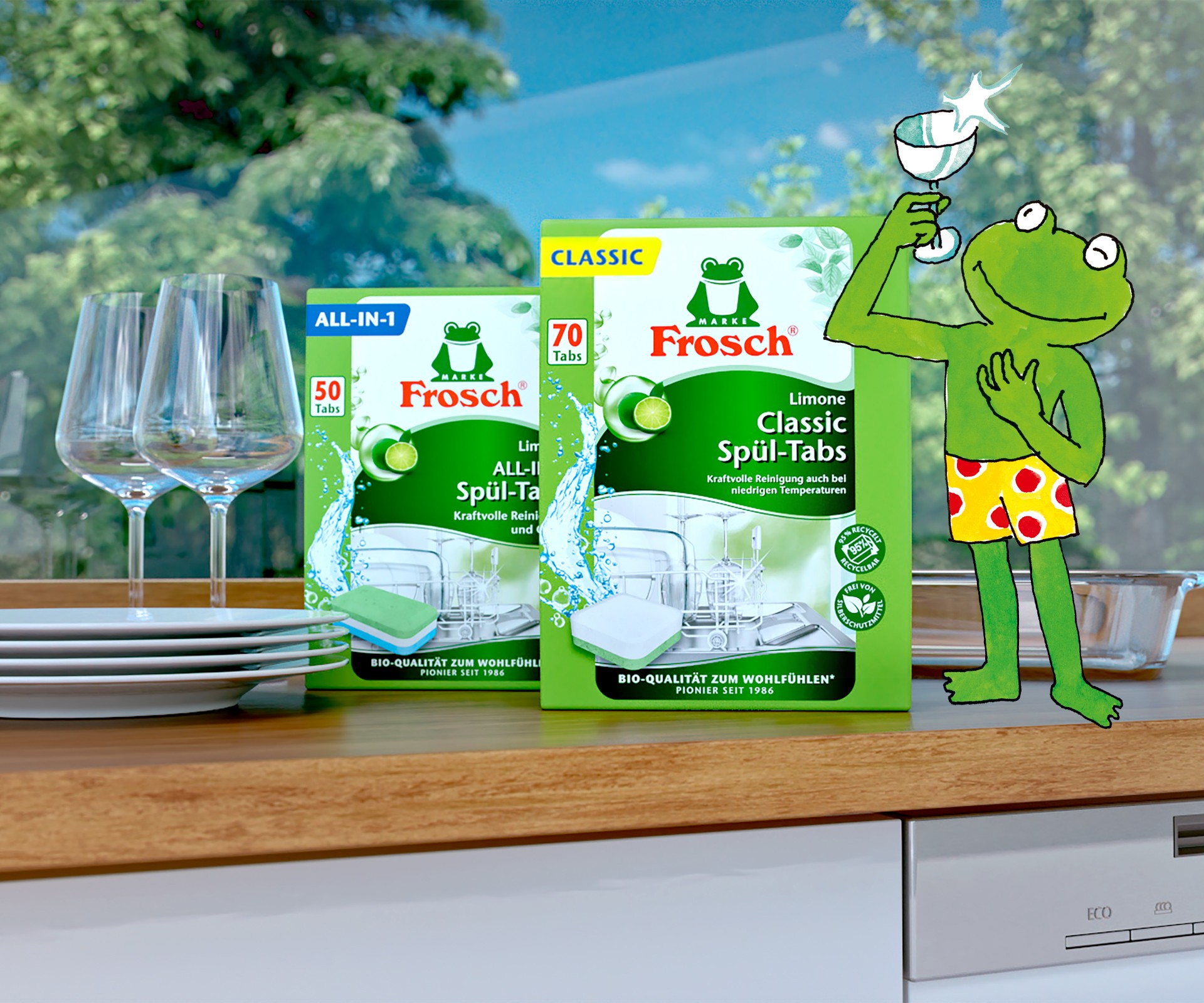 Frosch Spülmaschine & Maschinengeschirrspülmittel