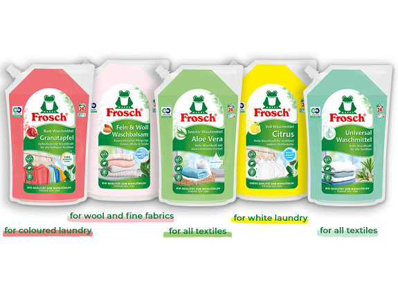 Frosch Detergent Range