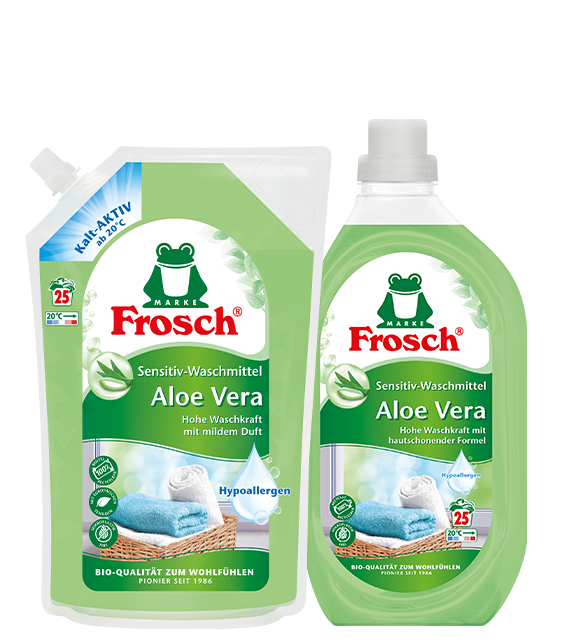 Produkt Sensitiv-Waschmittel Aloe Vera