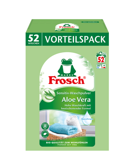 Produkt Sensitiv-Waschpulver Aloe Vera