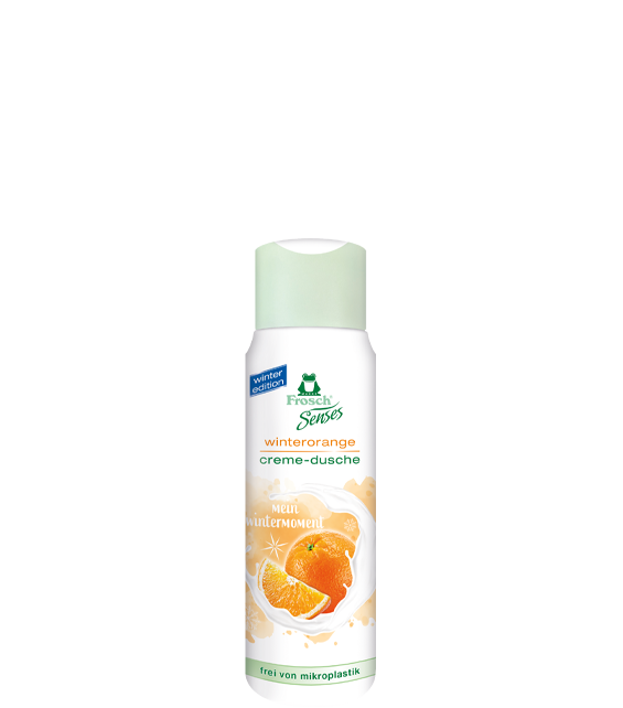 Packshot Frosch Senses Winterorange Cremedusche 300 ml