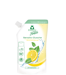 Produktabbiödung Zitrone & Minze Sensitiv-Dusche Nachfüllbeutel